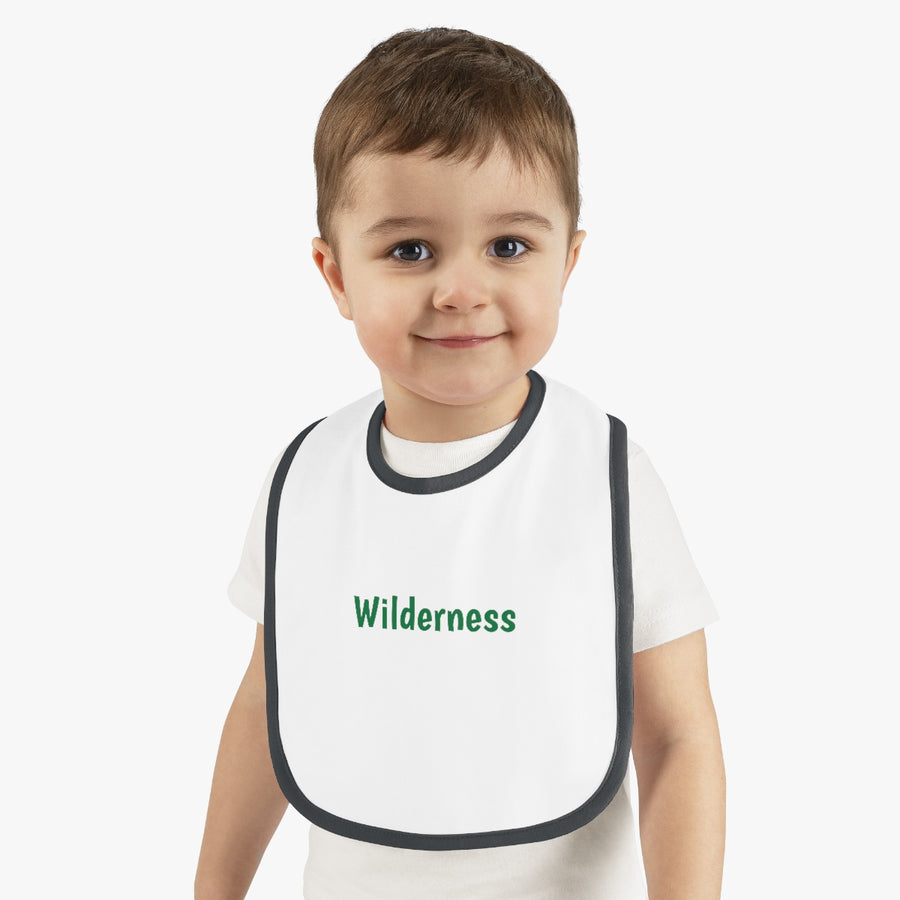 Wilderness Baby Trim Jersey Bib